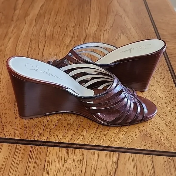 Cole Haan Leather Wedges - Picture 2 of 4